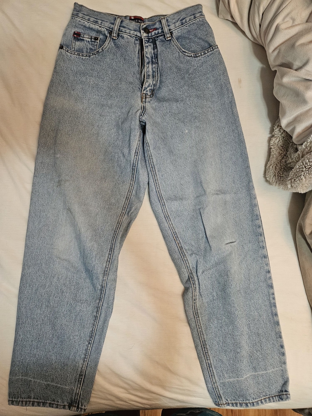 Classic Light Wash High-Rise Jeans